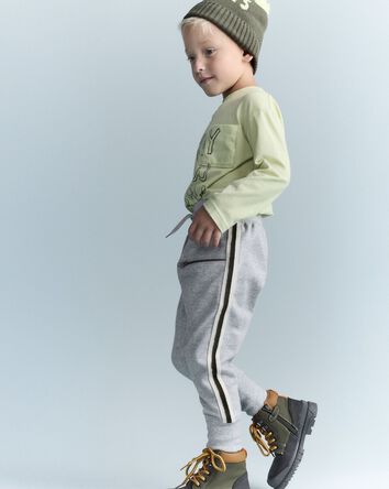 Toddler Fleece Jogger Pant - Heather Grey, 