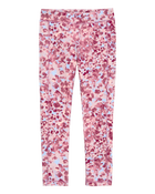Kid Abstract Print Leggings - Pink, image 1 of 5 slides