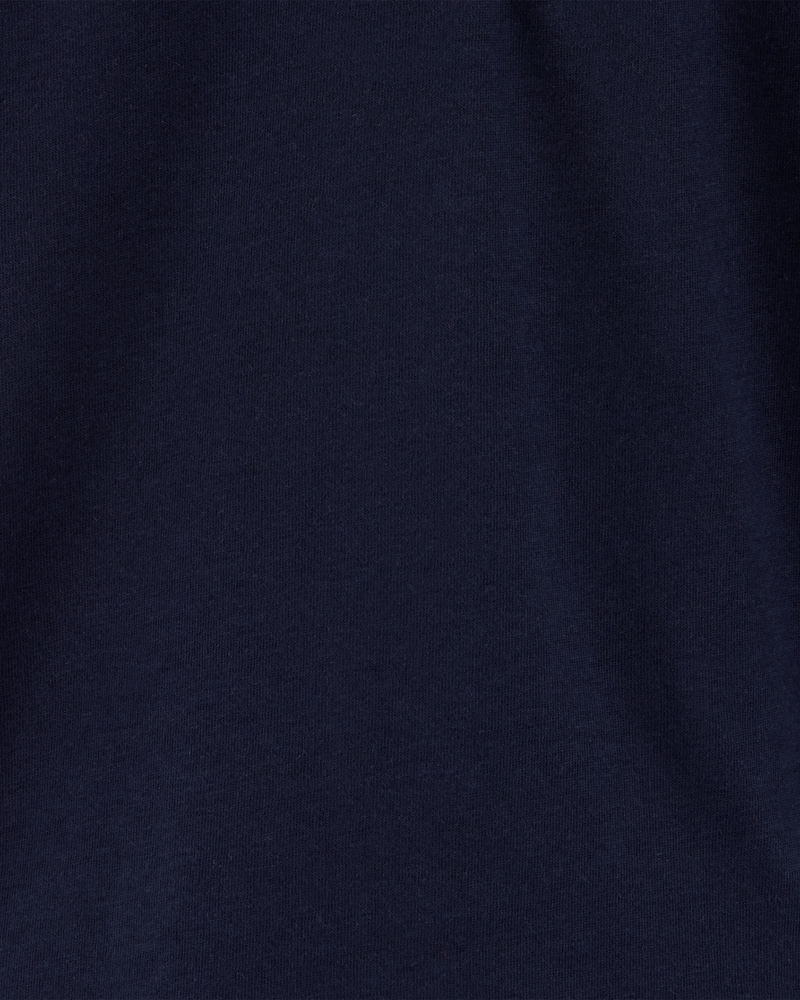 Toddler 3-Pack Pique Uniform Polo Shirts - Navy, image 3 of 3 slides
