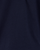 Toddler 3-Pack Pique Uniform Polo Shirts - Navy, image 3 of 3 slides