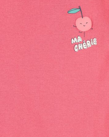 Baby 4-Piece Cherry Cotton Pajamas, 
