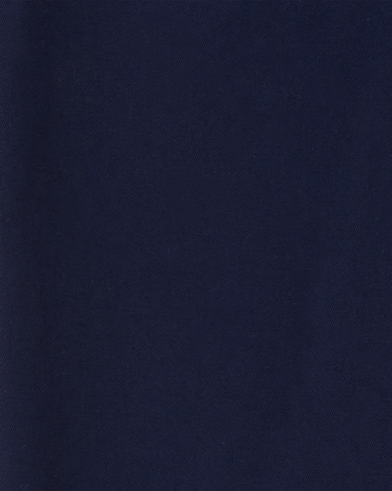 Kid Stretch Chino Uniform Pants - Navy, image 3 of 4 slides