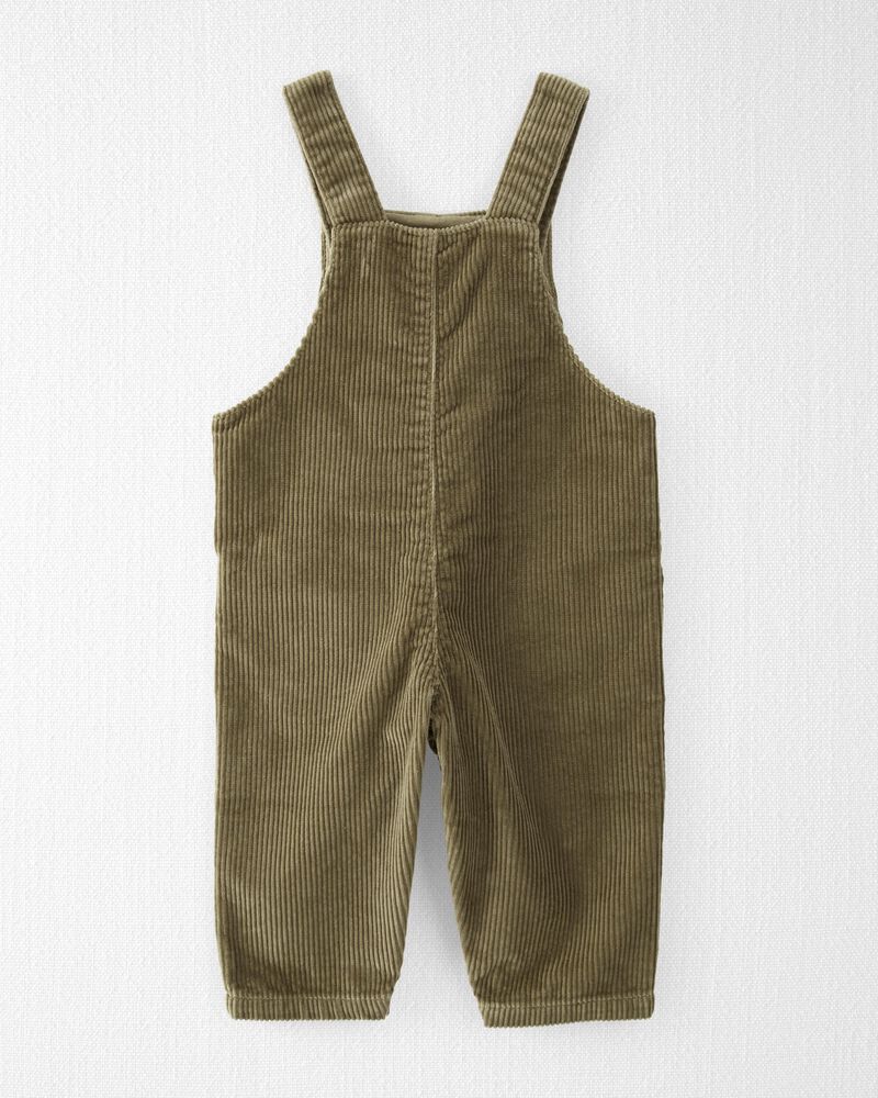 Baby Organic Cotton Corduroy Overalls, image 2 of 4 slides