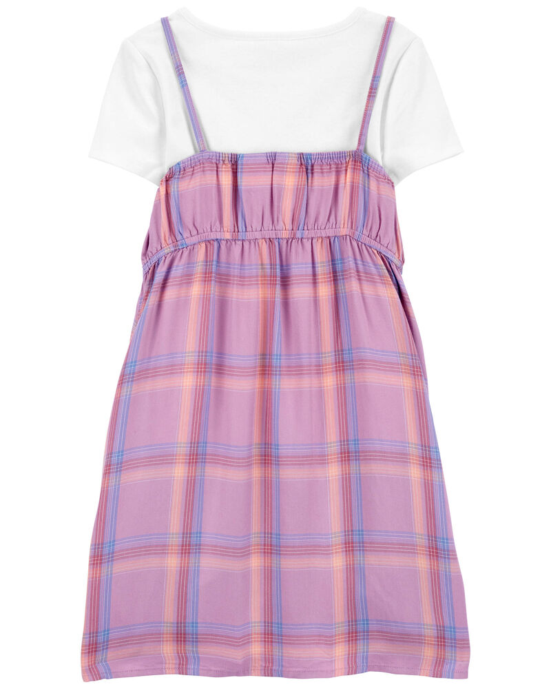 Kid Plaid 2-Piece Dress, image 2 of 7 slides