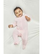 Baby Zip-Up PurelySoft Sleep & Play Pajamas, image 3 of 4 slides