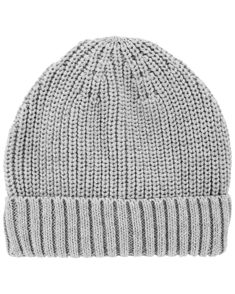 Baby Ribbed Knit Beanie, image 1 of 2 slides