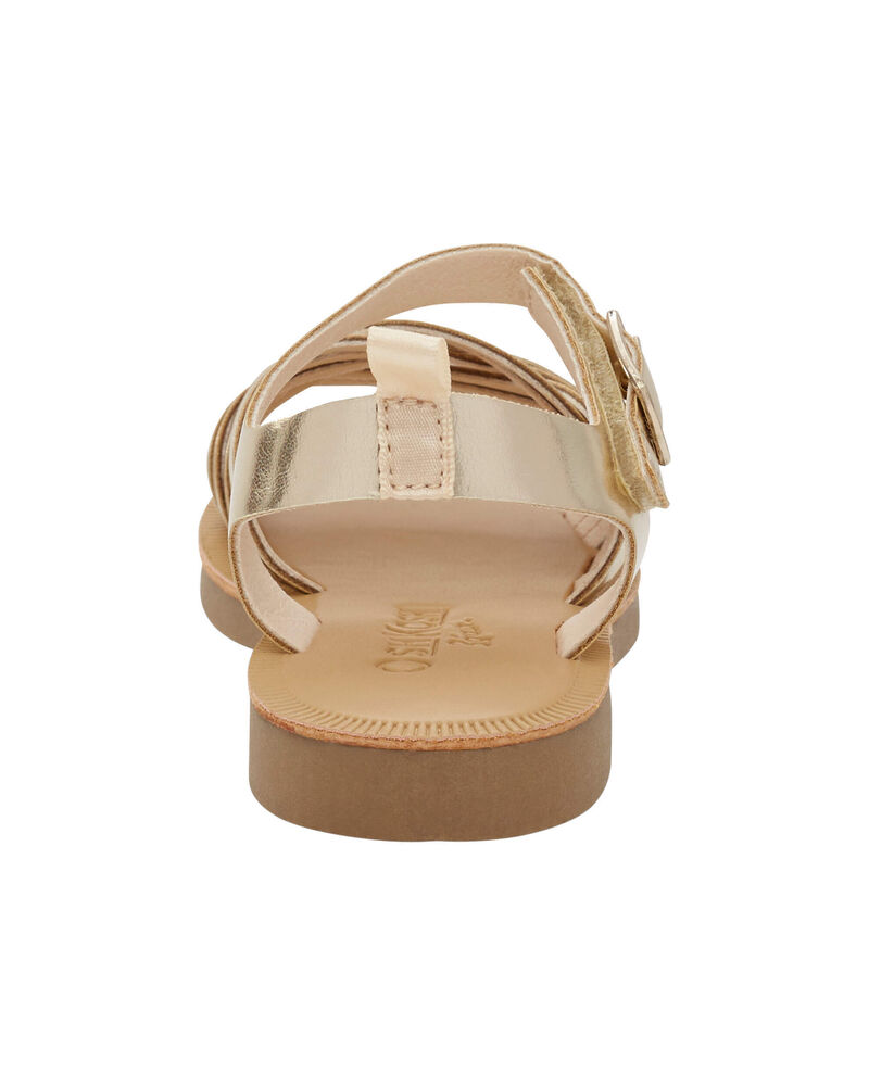 Toddler Metallic Sandals, image 3 of 7 slides