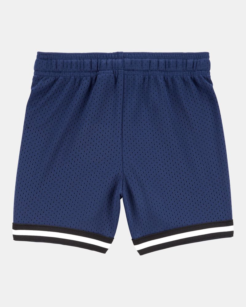 Toddler Fan-Favorite Basketball Mesh Short - Navy, image 4 of 6 slides