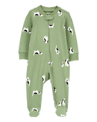 Baby 2-Pack 2-Way Zip Cotton Sleep & Play Pajamas, image 4 of 5 slides