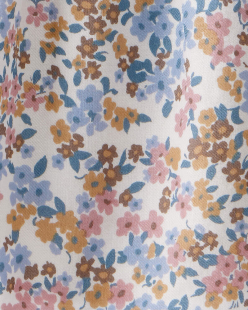 Baby Smocked Floral Print Dress , image 4 of 5 slides