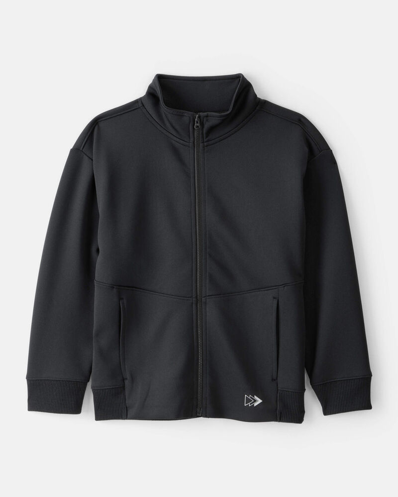Boys Zip-Up Jacket - Black, image 1 of 3 slides