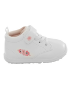  Every Step® First Walker Floral High-Top Sneakers - White, image 2 of 7 slides