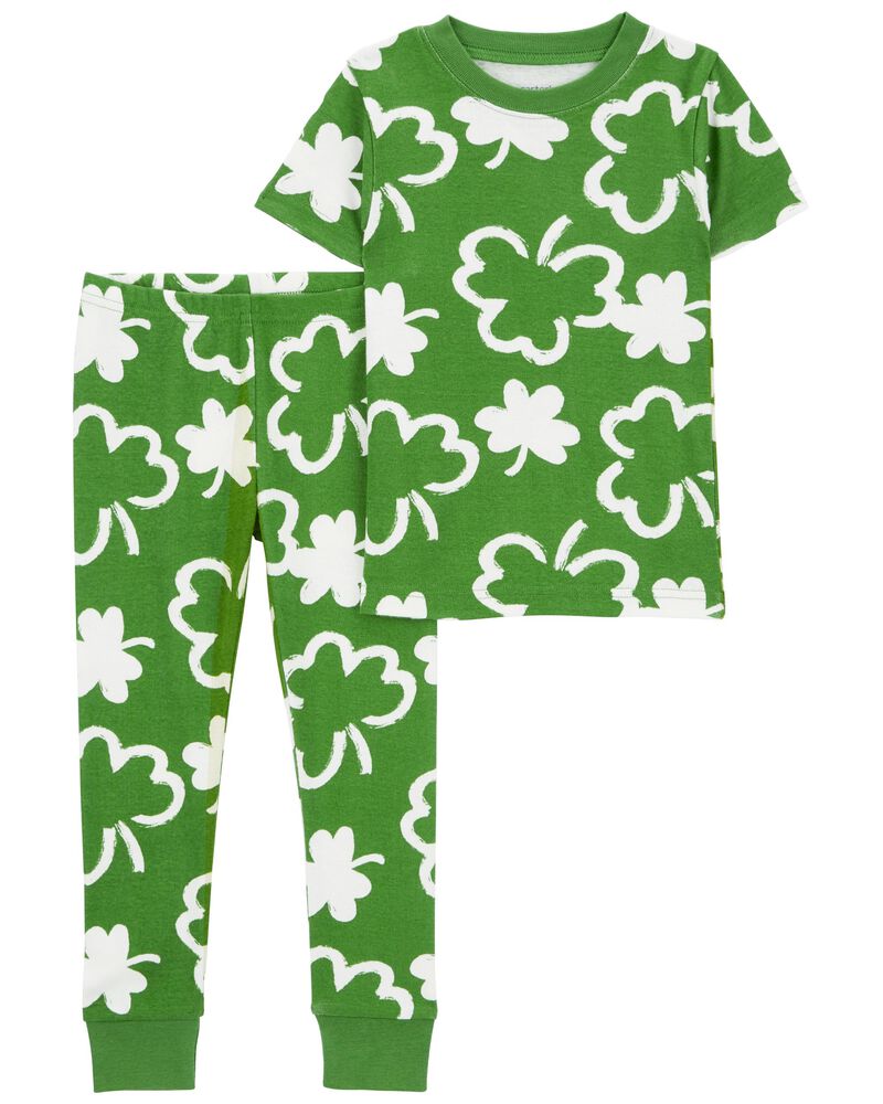 Baby 2-Piece St. Patrick's Day 100% Snug Fit Cotton Pajamas, image 1 of 3 slides
