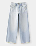 Kid High Rise Baggy Wide Leg Jeans - Lily Light Denim Wash, image 1 of 5 slides