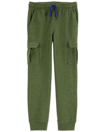 Kid Green 4-Pocket Cargo Pant, 