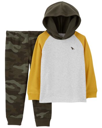 Baby 2-Piece Hooded Tee & Jogger Set, 