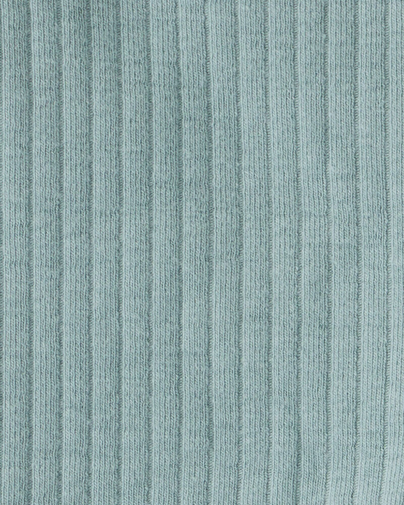 Baby Girl Cotton Flare Leggings - Green, image 3 of 4 slides