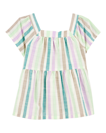 Baby Striped Short-Sleeve Fashion Top, 