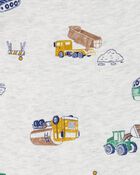 Baby Boy 5-Pack Construction Short-Sleeve Bodysuits, image 2 of 8 slides