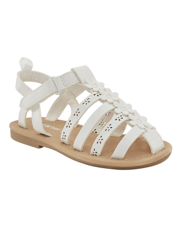 Toddler Casual Sandals - White, 
