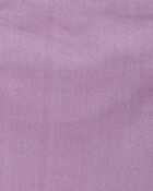 Kid Iconic Raw Hem Shorts - Purple, image 3 of 4 slides