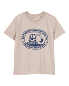 Toddler Construction Short-Sleeve Graphic Tee - Tan, image 1 of 2 slides
