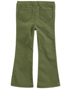 Toddler Flare Pull-On Twill Pants, image 2 of 4 slides
