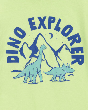 Toddler Dino Explorer Graphic Tee - Green, 