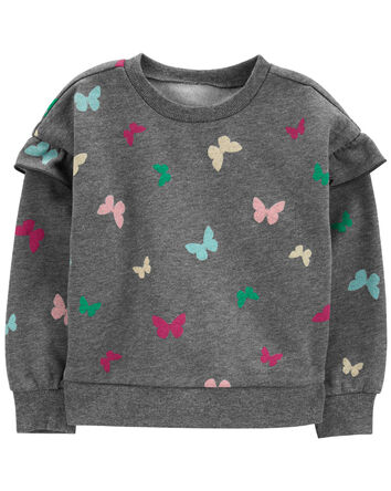 Toddler Butterfly Fleece Sweatshirt, 