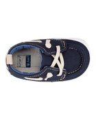 Baby Boy Boat Shoes - Navy, image 4 of 7 slides