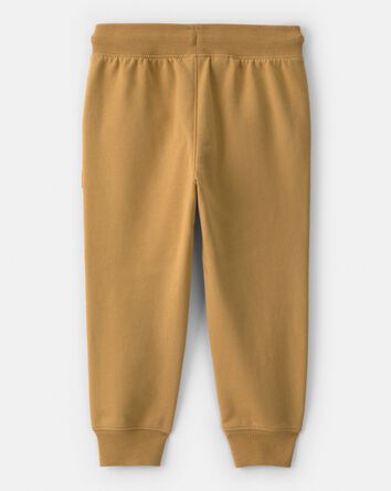Toddler Boy French Terry Joggers - Brown, 