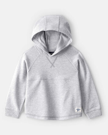 Toddler Boy Long-Sleeve Hoodie - Grey, 