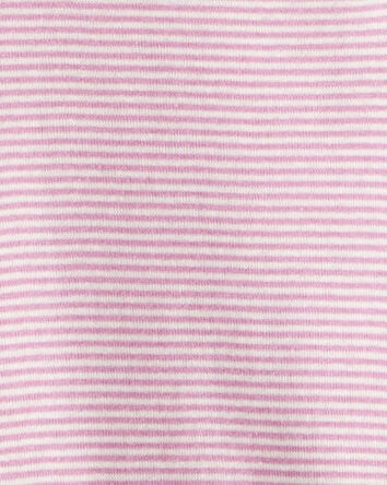 Baby Girl 4-Pack Polar Bear Print Cotton Long-Sleeve Multipack Bodysuits - White/Purple/Blue, 