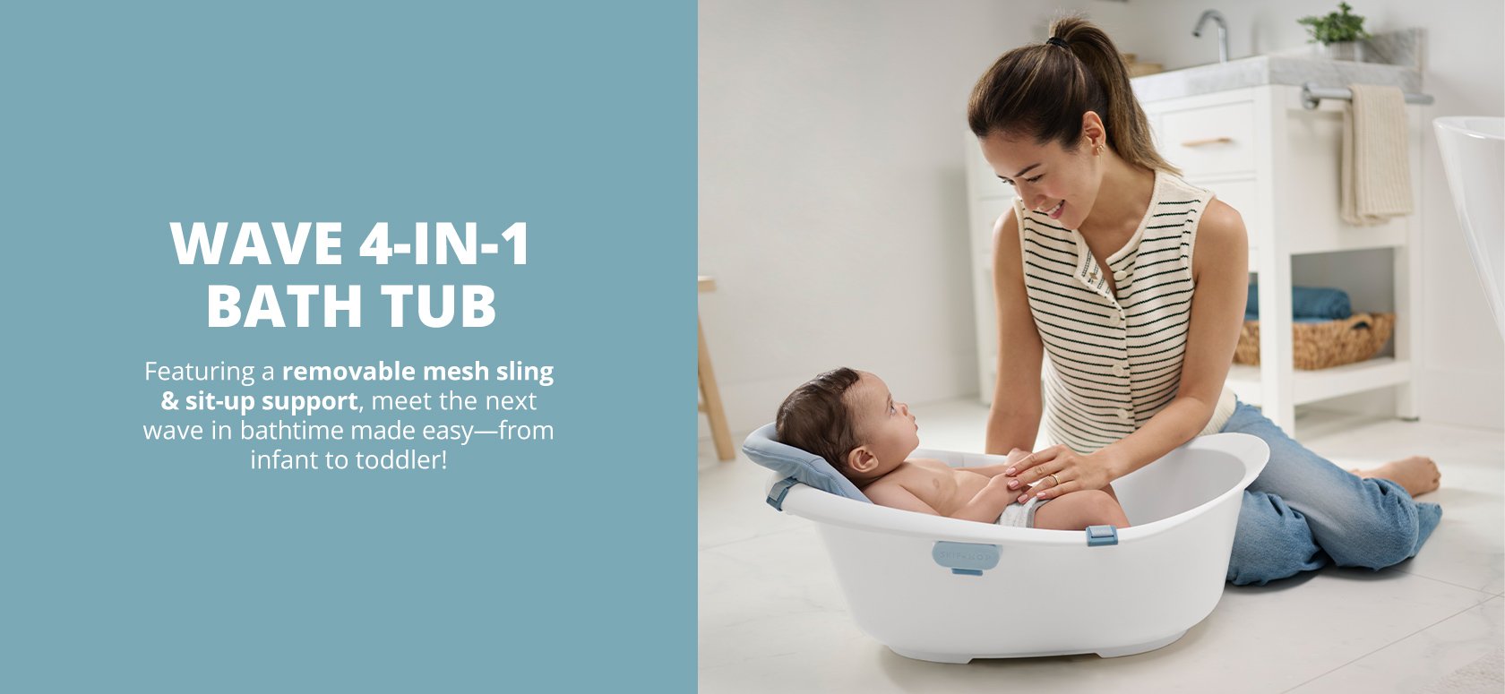 Wave 4-in-1 Bath Tub