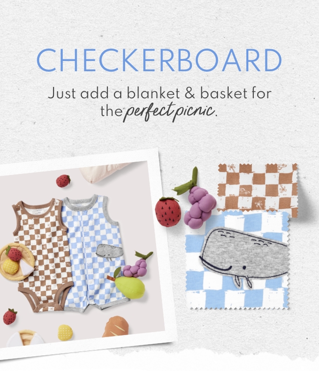 Checkerboard | Just add a blanket & basket for the perfect picnic.