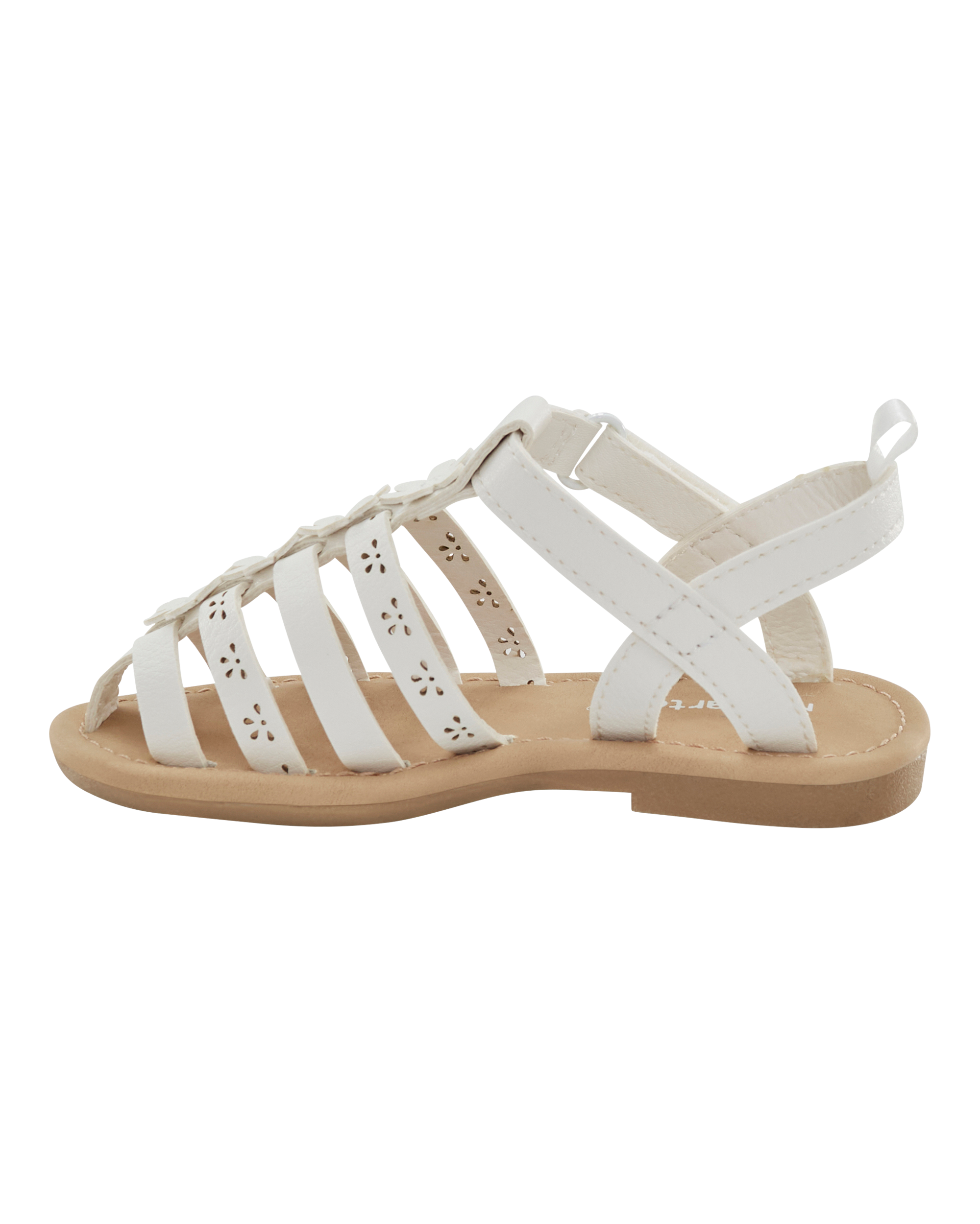 Toddler Casual Sandals - White, image 6 of 7 slides