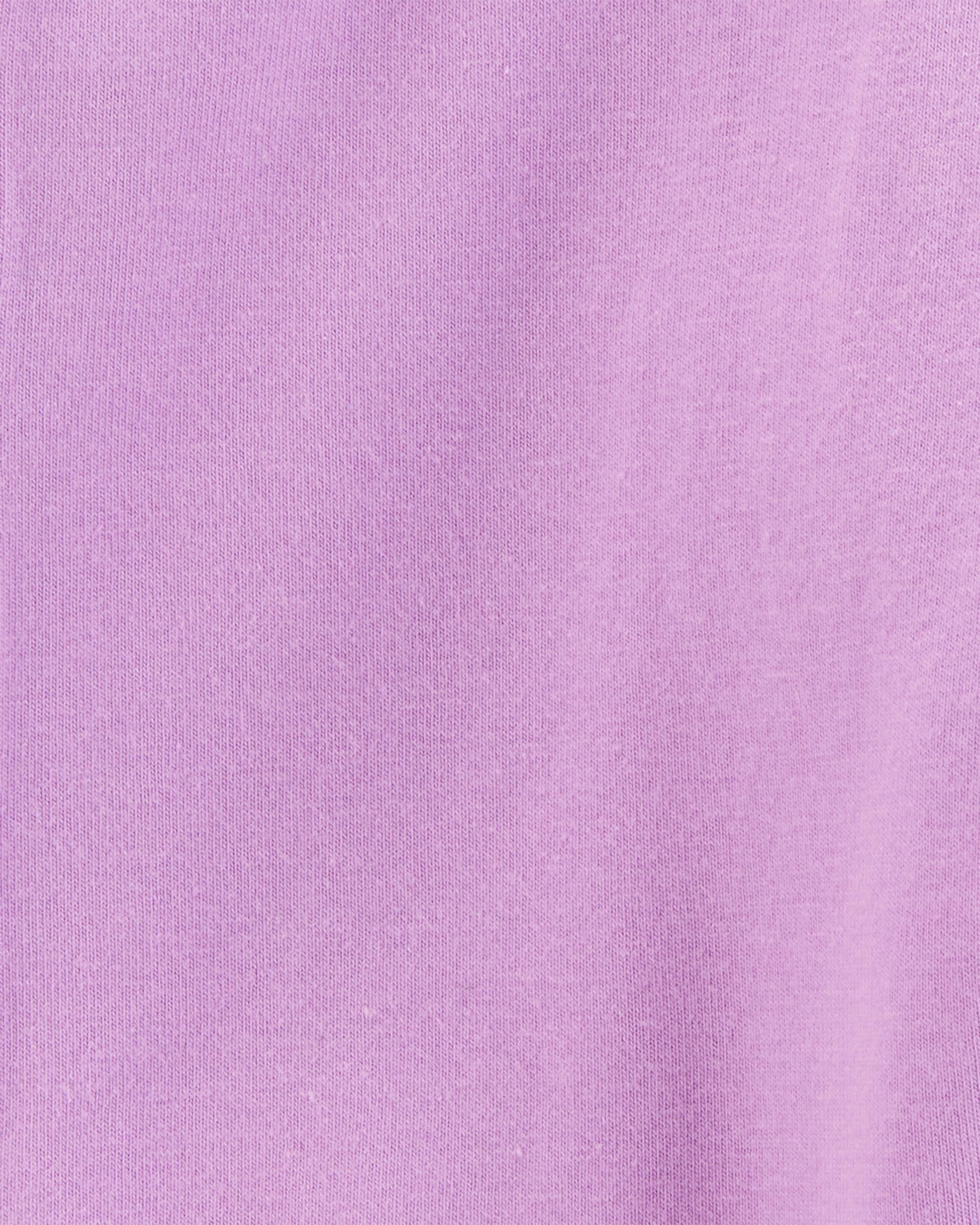 Kid High-Rise Bike Shorts - Purple, image 4 of 5 slides
