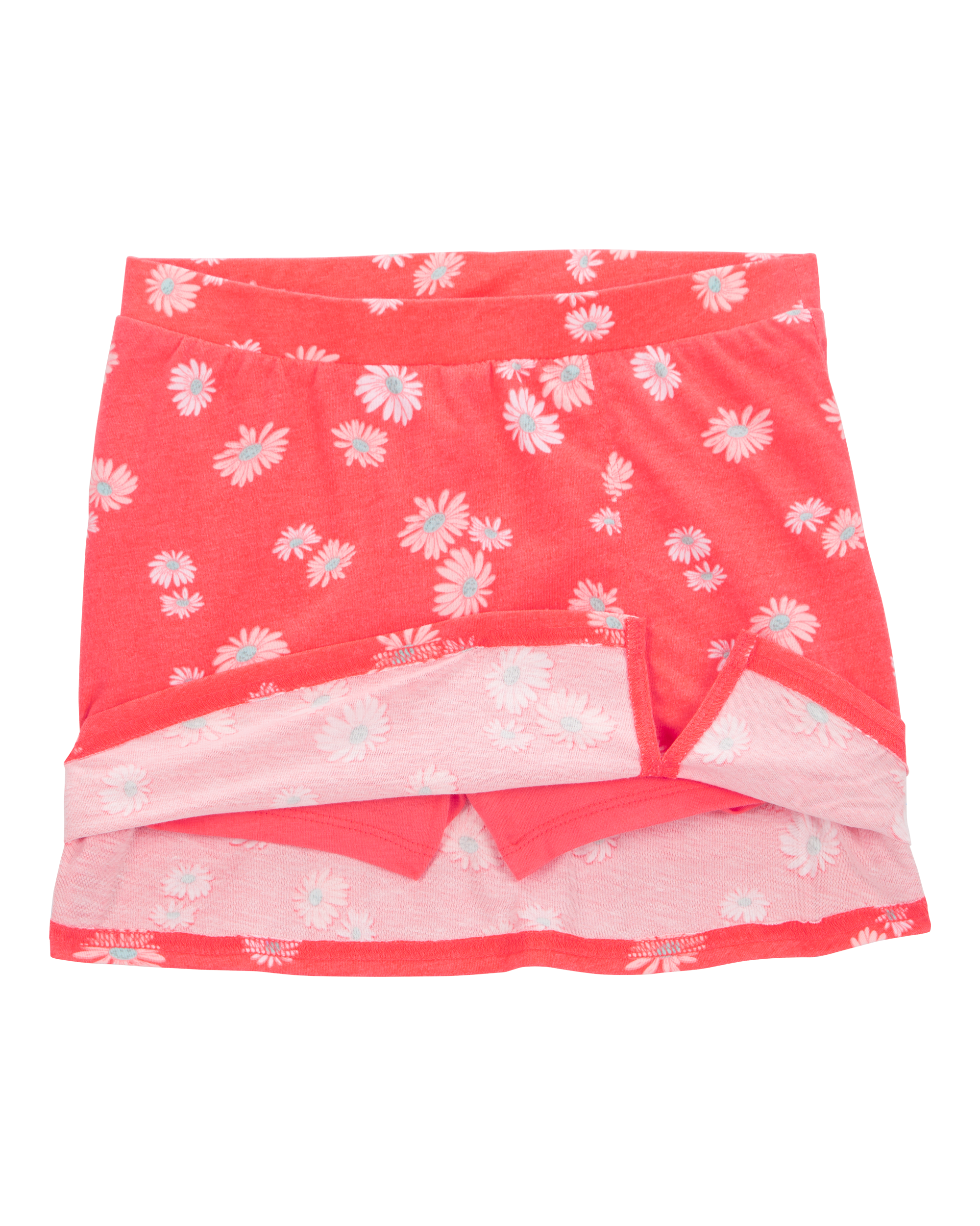 Kid 2-Piece Floral Short-Sleeve Tee & Golf Skort Set - Orange, image 5 of 6 slides