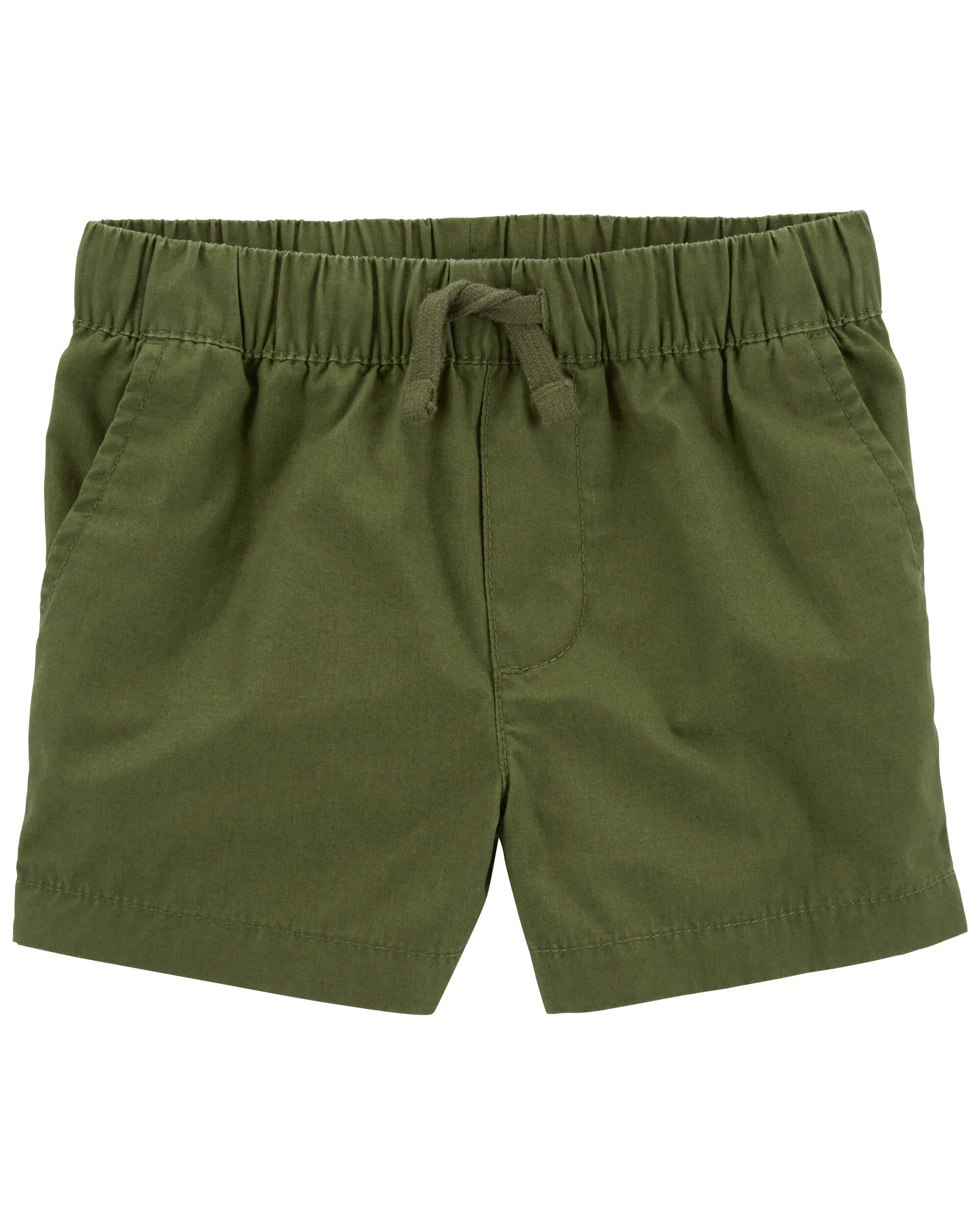Twill shorts - Light khaki green - Kids