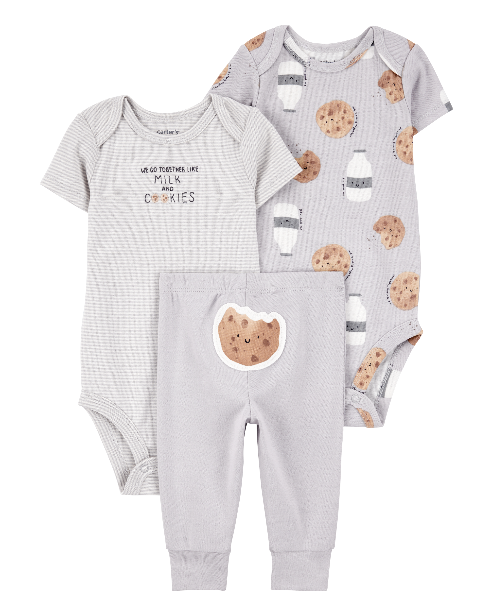 Baby 3-Piece Milk & Cookies Little Character Set®, image 1 of 6 slides