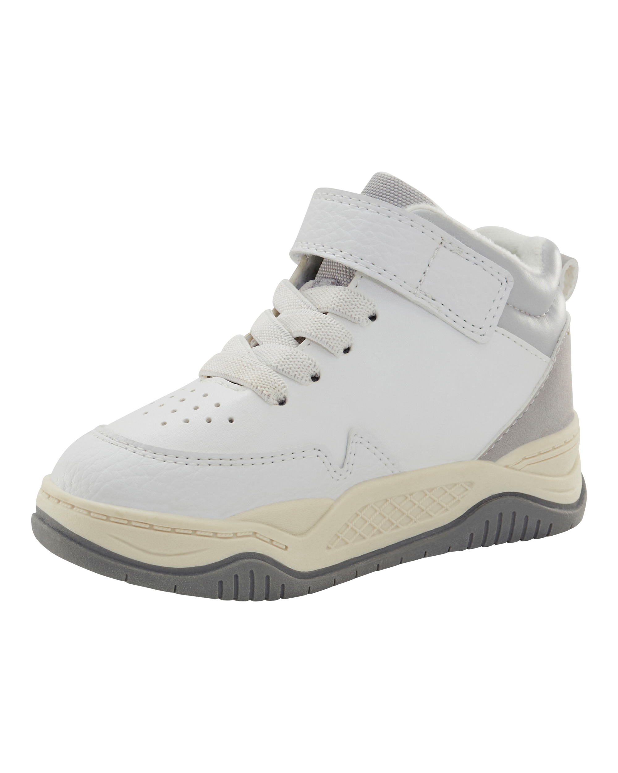 Toddler Casual Easy On High-Top Sneakers - Grey, image 7 of 7 slides