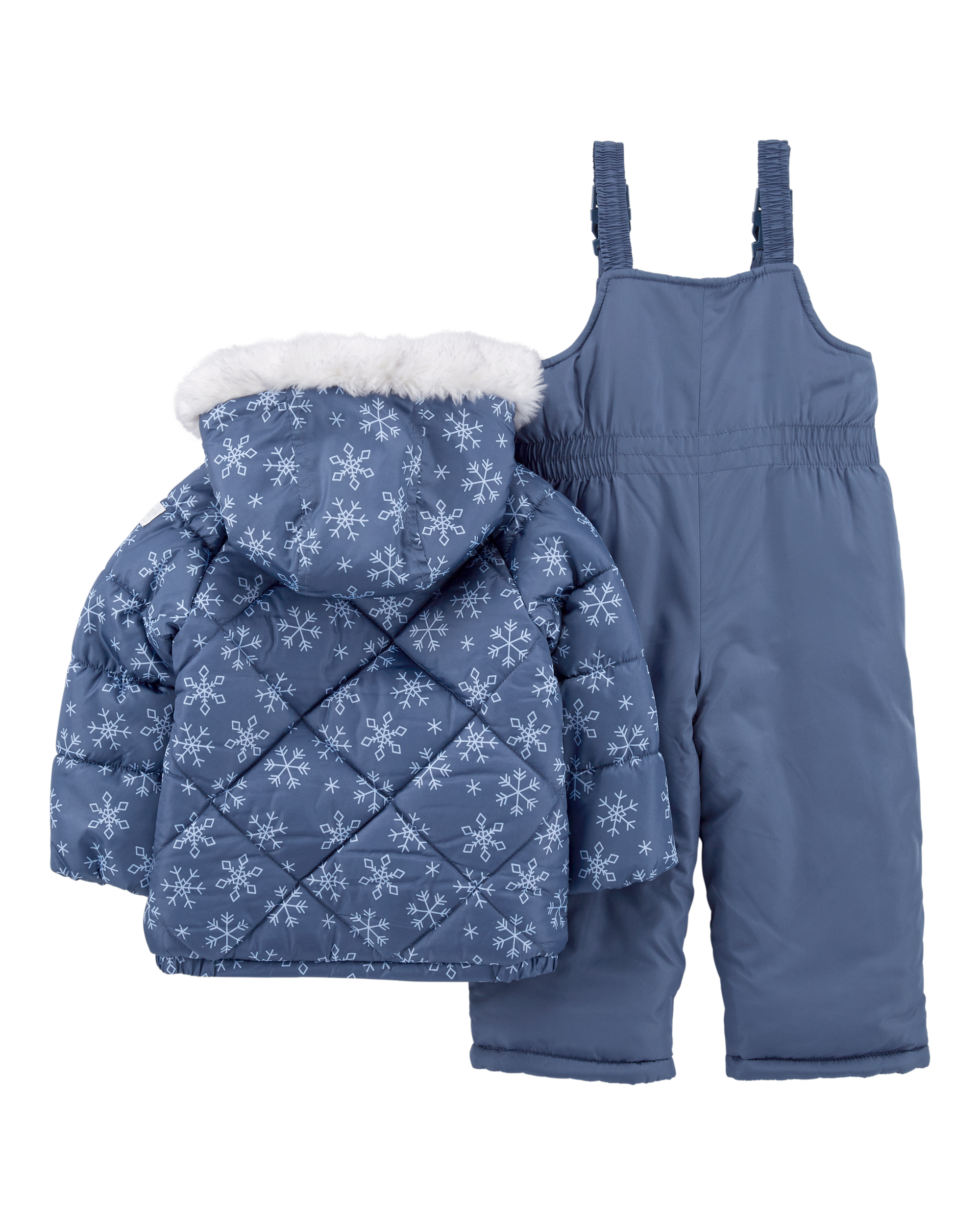 Toddler 2 Piece Snowflake Print Snowsuit