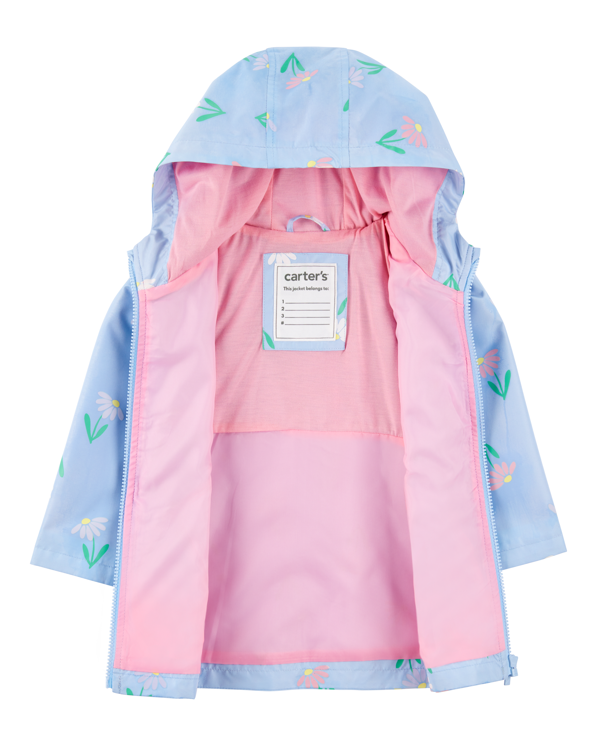 Color Changing Rain Jacket - Blue, image 6 of 6 slides