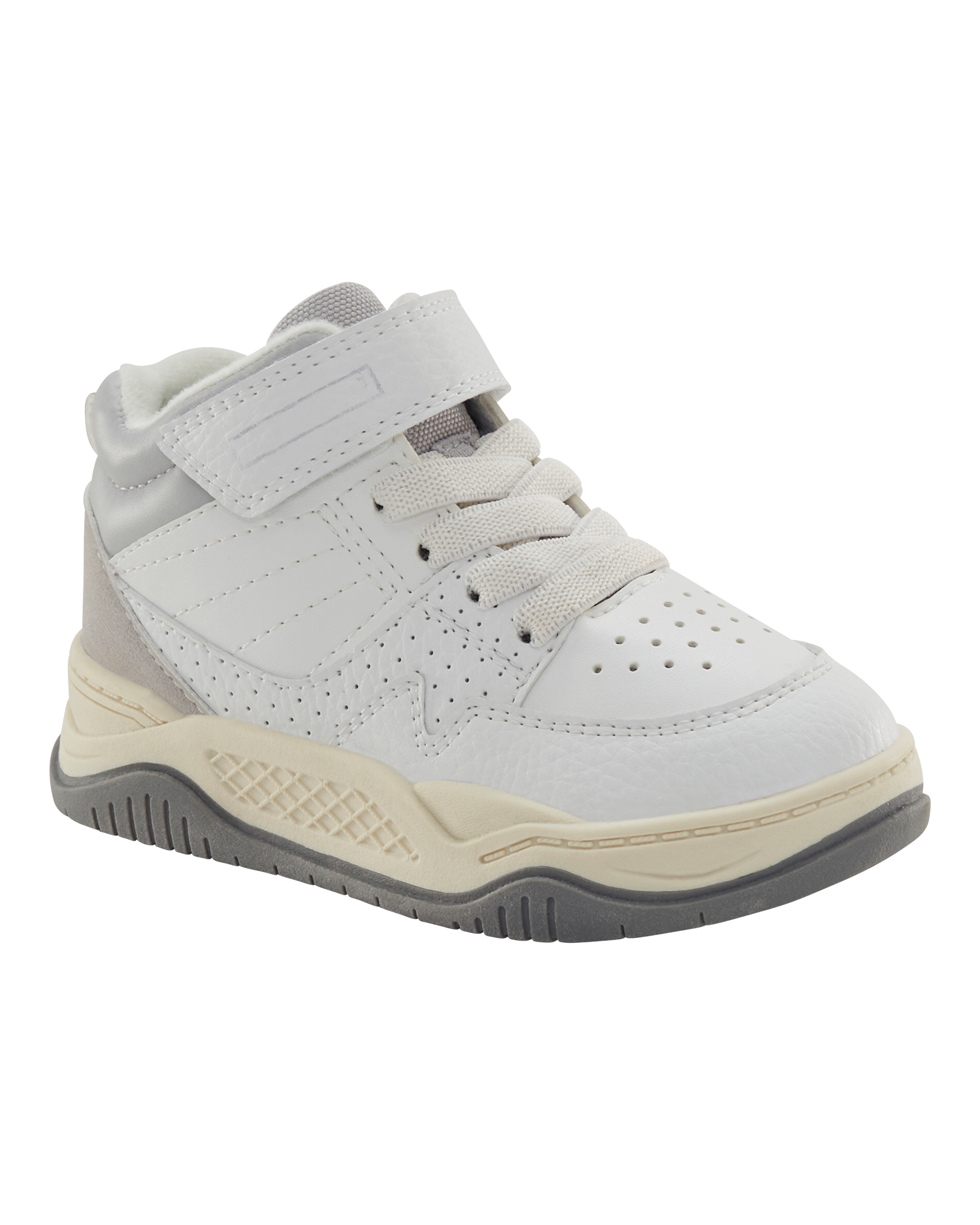 Toddler Casual Easy On High-Top Sneakers - Grey, image 1 of 7 slides