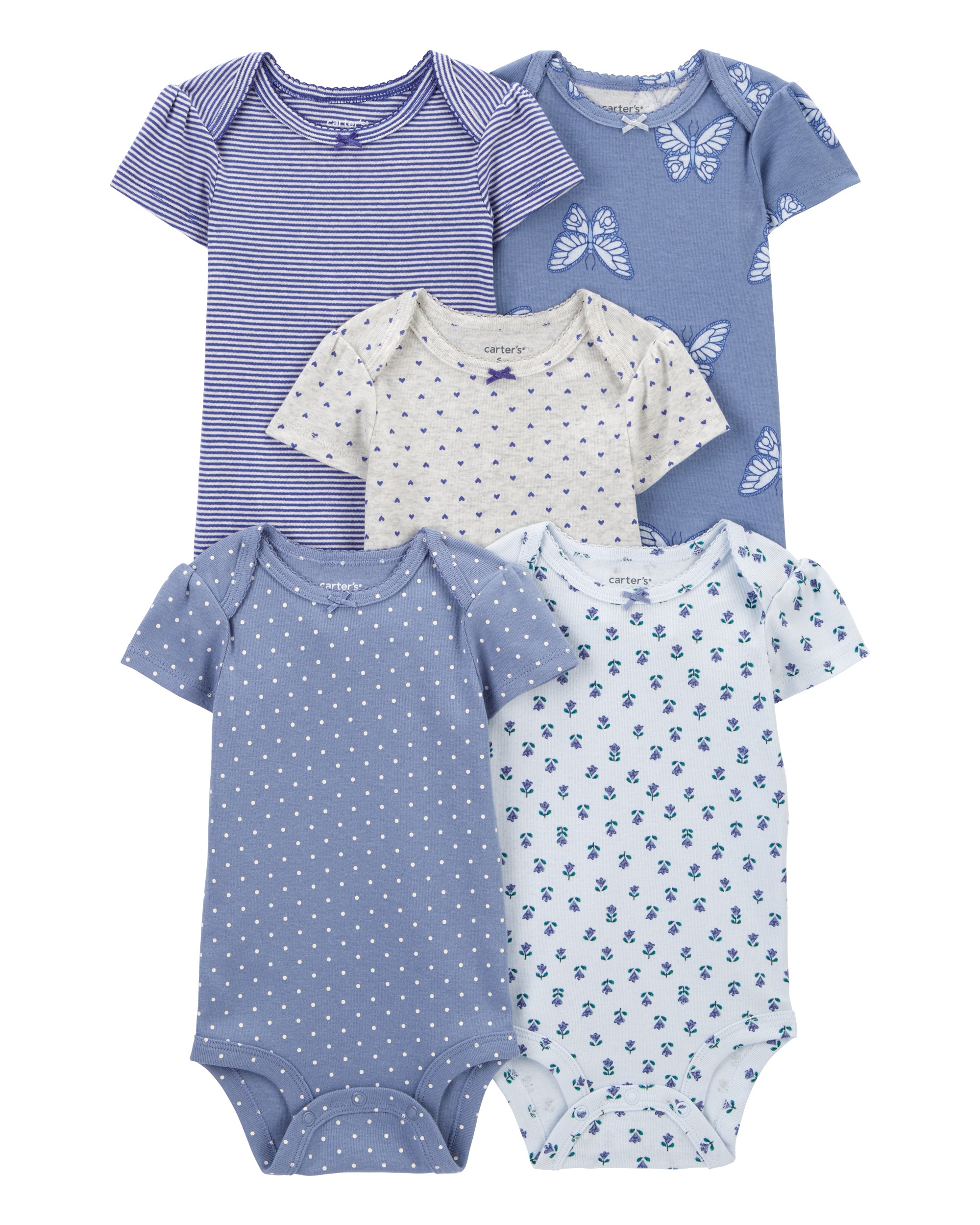 Baby 10-Pack Short-Sleeve Bodysuits, image 2 of 13 slides