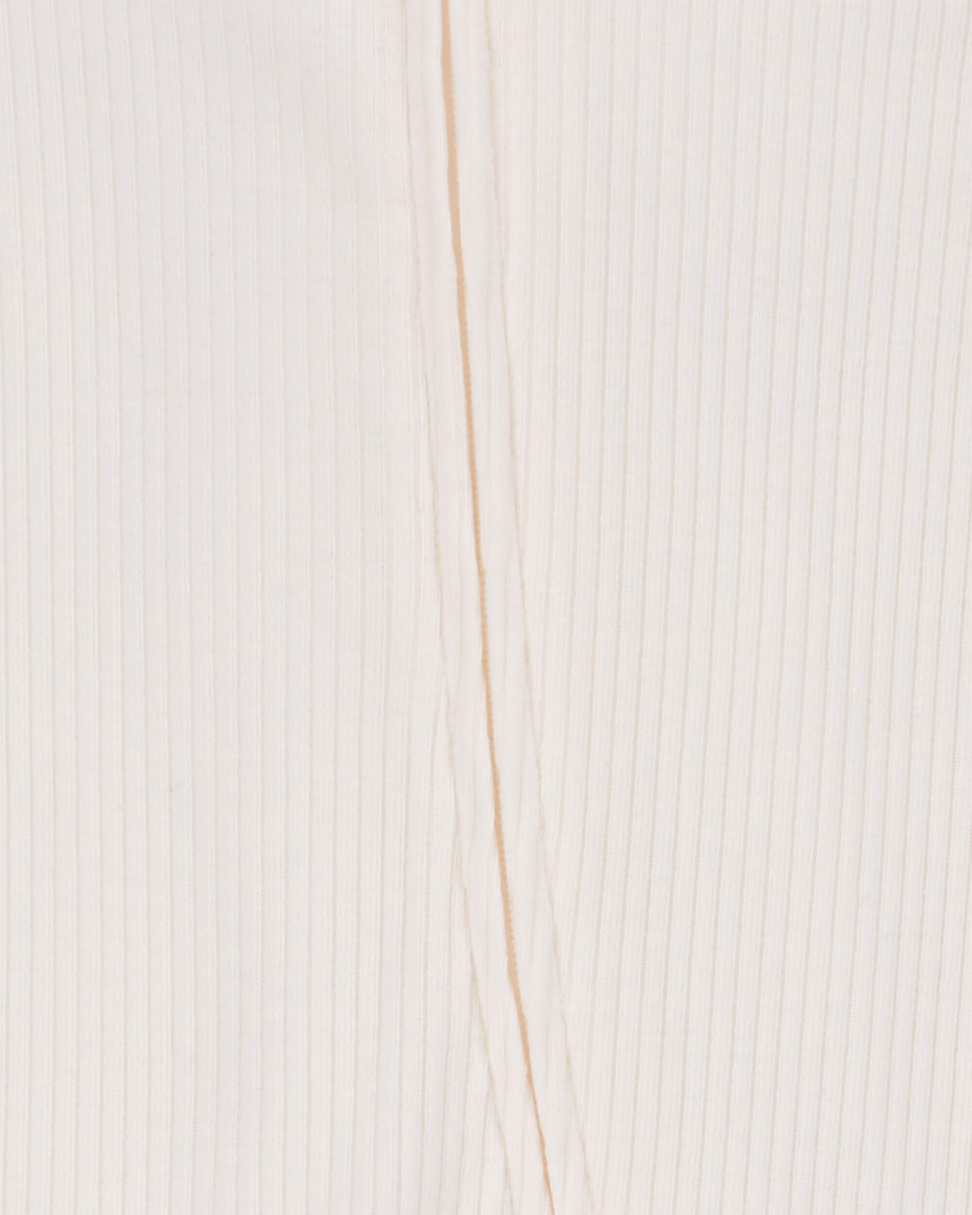 Baby Zip-Up Ribbed Sleep & Play Pajamas - Ivory, image 2 of 4 slides