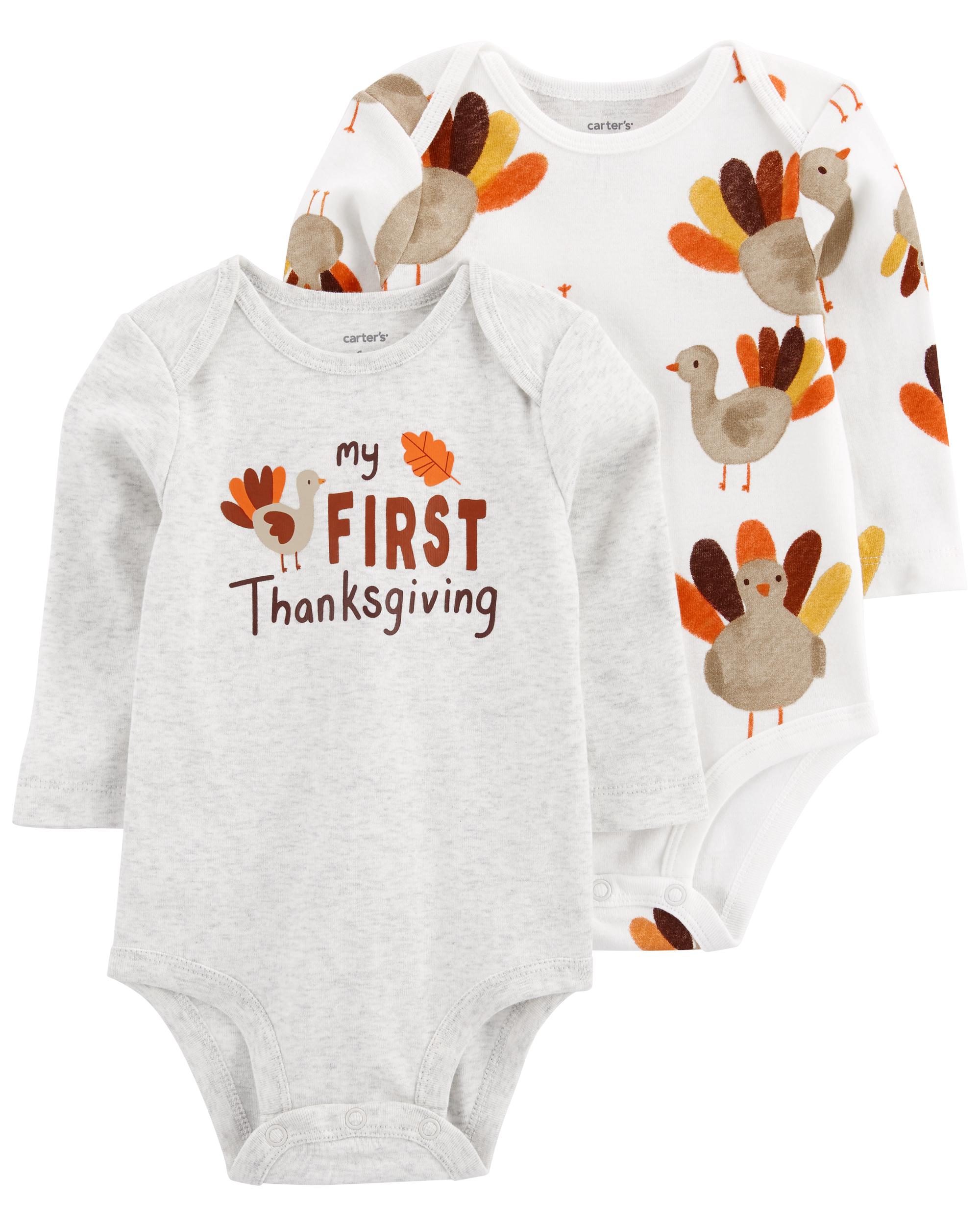 Baby My First Thanksgiving Bodysuits | carters.com