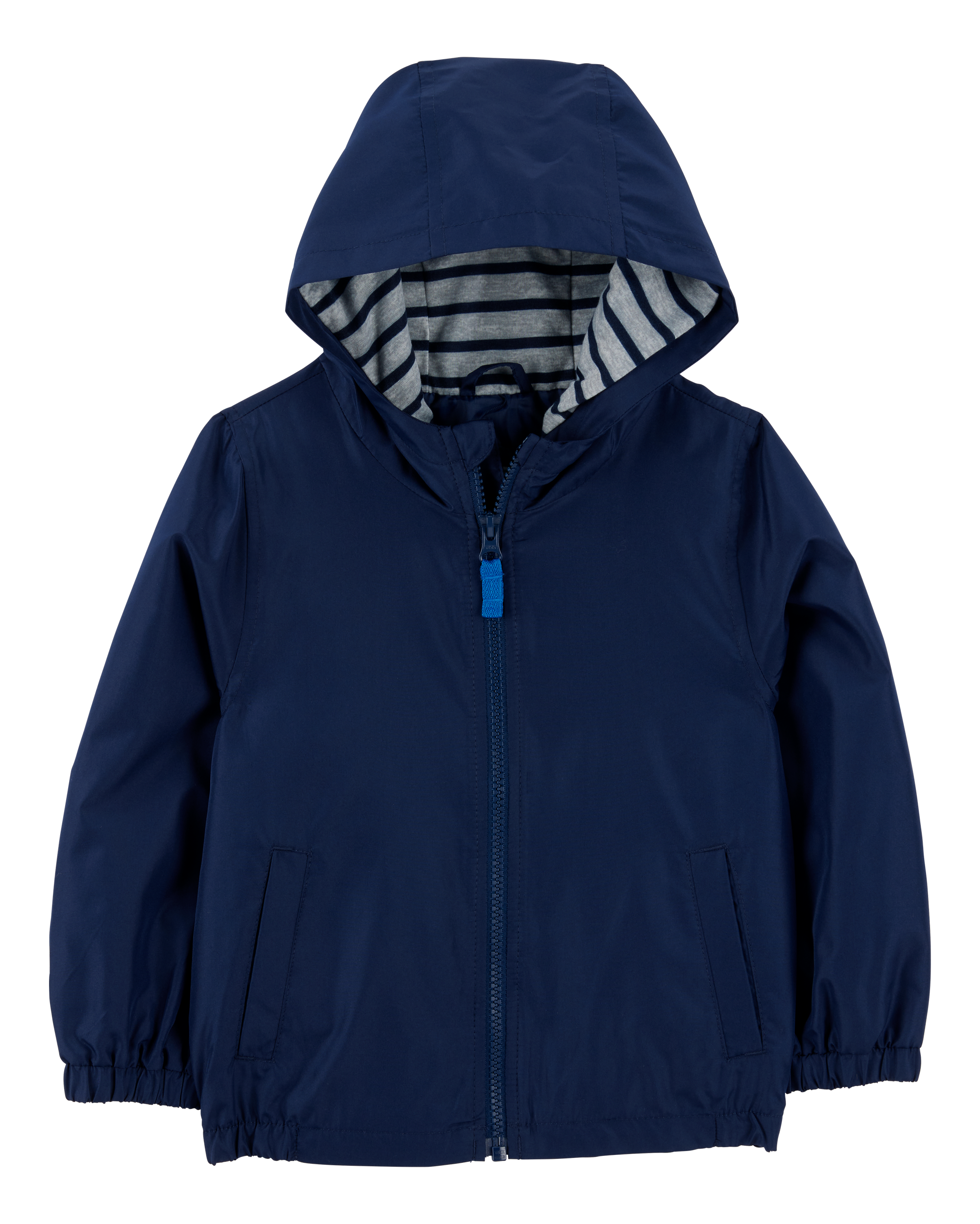 Toddler Solid Windbreaker Jacket - Navy, image 1 of 3 slides