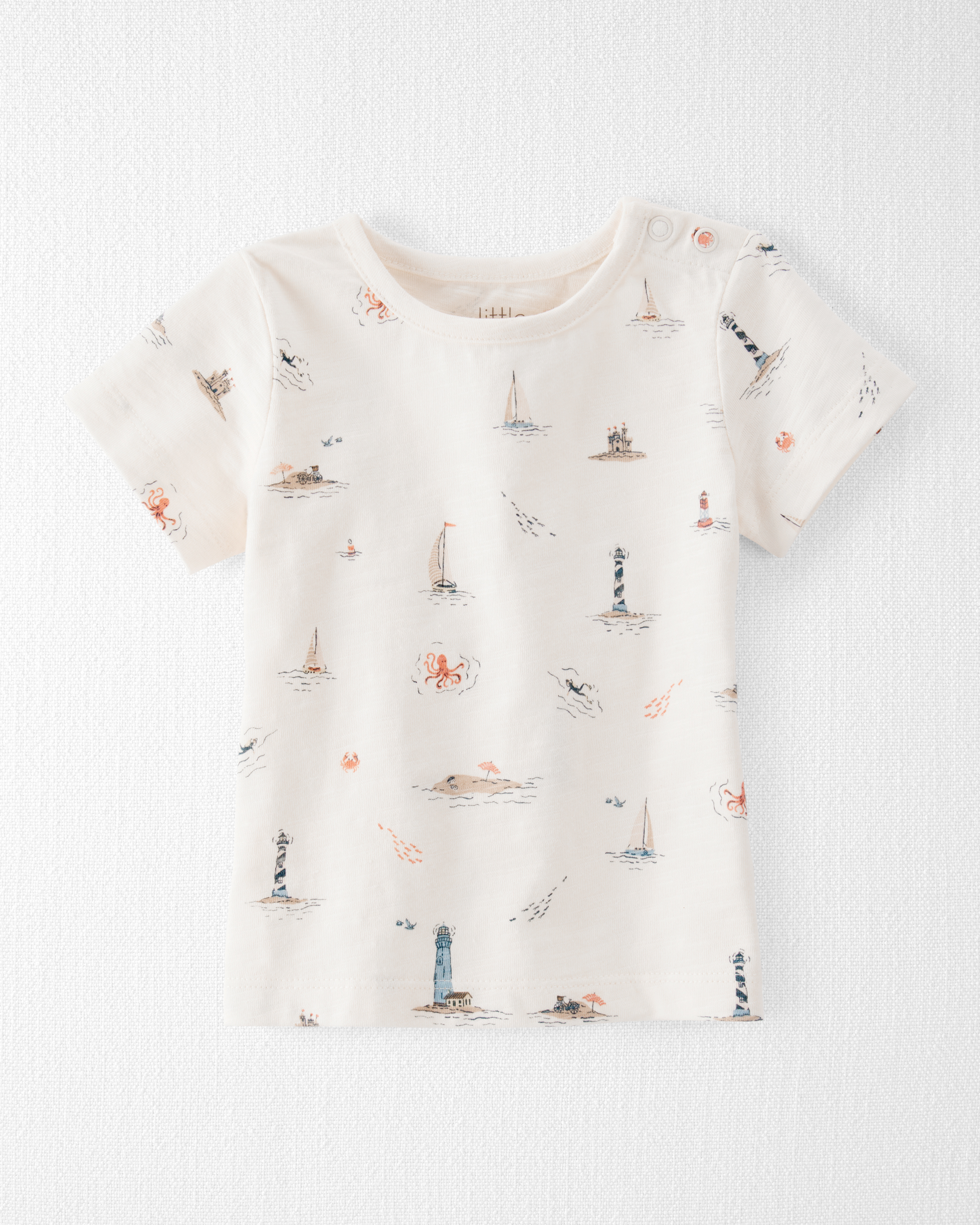 Baby 2-Piece Organic Cotton Shortall Set, image 3 of 7 slides