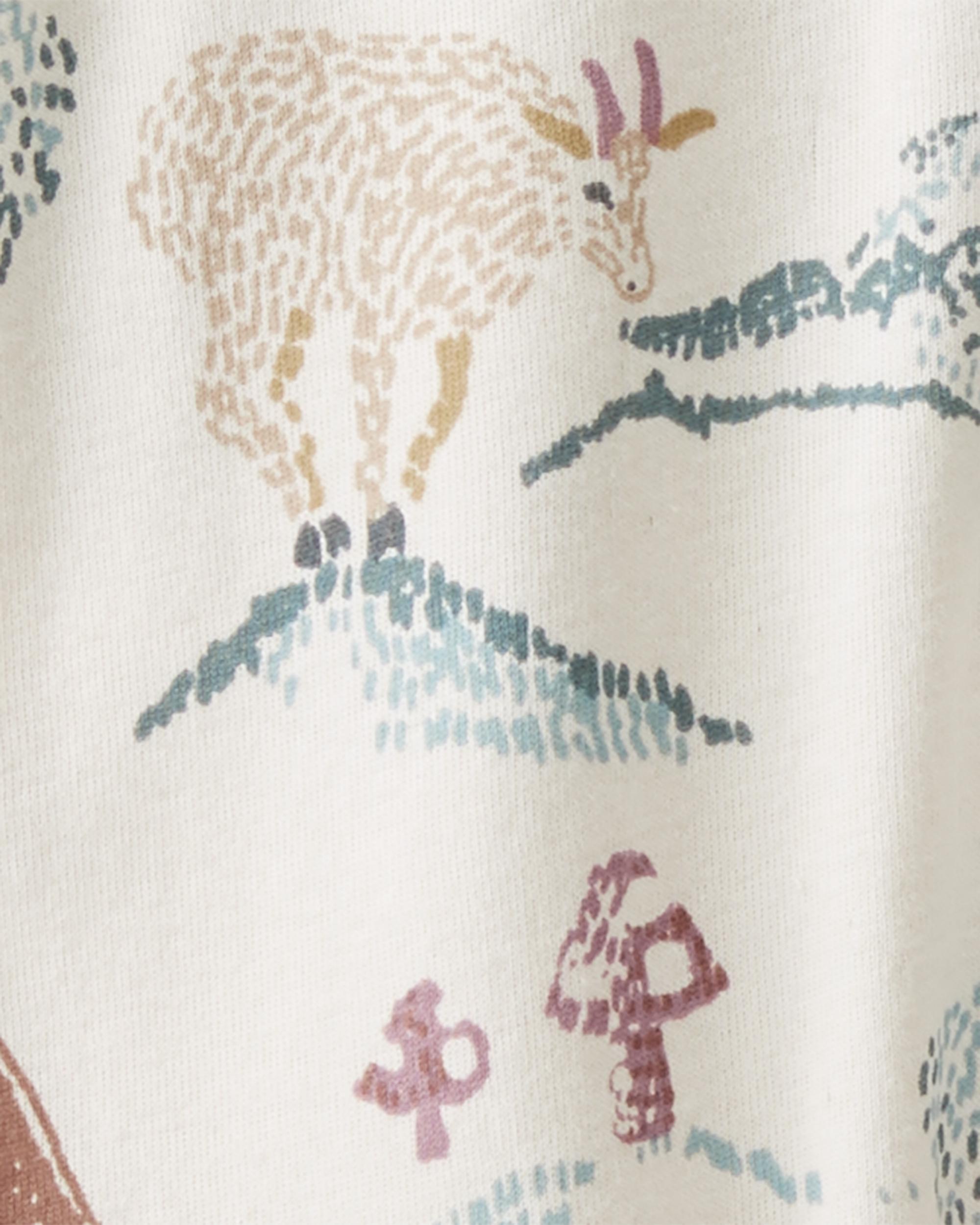 Organic Cotton 2-Way Zip Sleep & Play Pajamas, image 3 of 4 slides